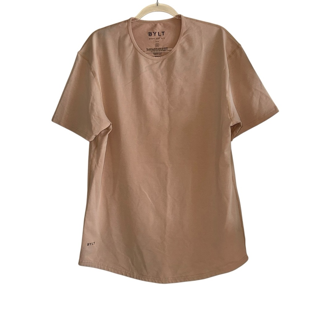 BYLT Shirt Mens Large Drop Cut Lux Tee Athleisure Comfort